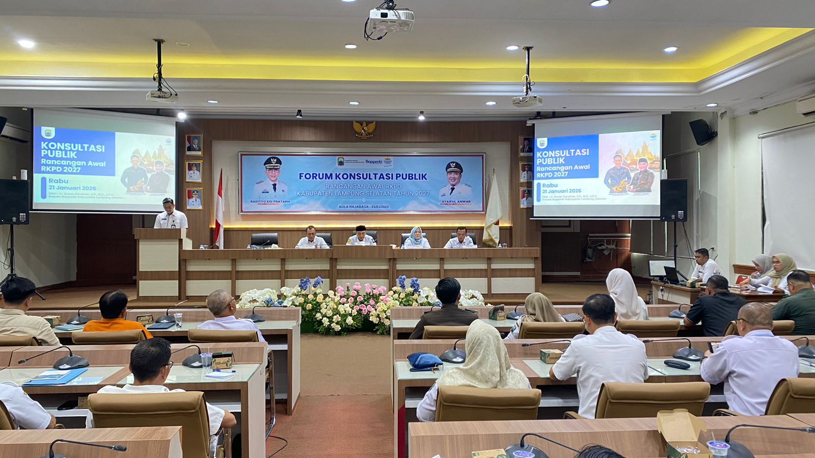 Forum Konsultasi Publik Rancangan Awal RKPD Kabupaten Lampung Selatan Tahun 2027